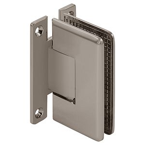 Pluto Adjustable ''H'' Back Wall Mount Beveled Shower Door Hinge