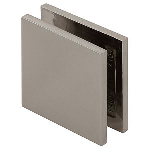Square Wall Mount Hole-In-Glass Clamp