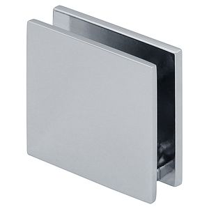 Square Wall Mount Clamp - Notch In Glass