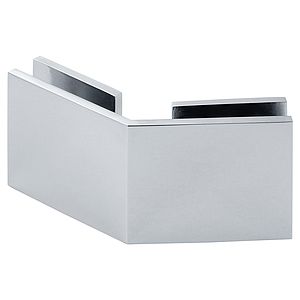 Square 135 Degree Glass-to-Glass Clamp