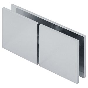 Square 180-Degree Glass-to-Wall "Y" Inline Clamp