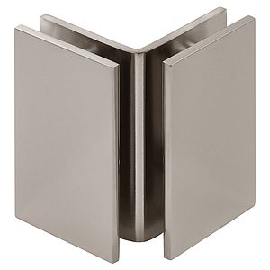 Square 90-Degree Glass-to-Glass Bracket