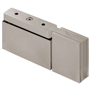 Mars Square Top Bottom Pivot Hinge with 180-Degree Attached U-Clamp