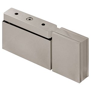 Mars Square Top Bottom Pivot Hinge with 180-Degree Attached U-Clamp