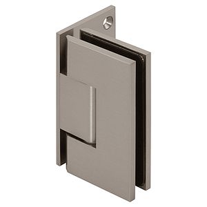 Venus Square Shower Door Hinge, Wall Mount, Offset Back