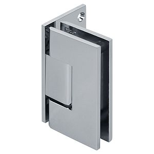 Venus Square Shower Door Hinge, Wall Mount, Offset Back