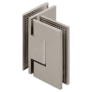 Venus 90-Degree Adjustable Square Glass-to-Glass Shower Door Hinge