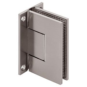 Venus Wall Mount Square Full Back Zero Position Adjustable Shower Hinges, with Scallop