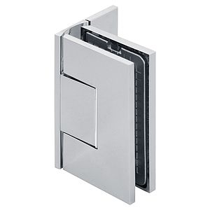Venus Wall Mount Square Offset Back Zero Position Adjustable Shower Hinge Cover Plates with Scallop