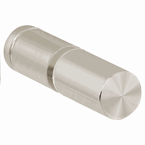 Cylinder Style Back to Back Knob, 3/4" (19 mm) Diameter with Plastic Sleeve