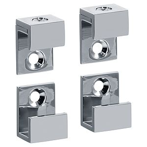 5/8" Wide Mirror Clips for 1/4" (6mm) Mirrors - Set of 4