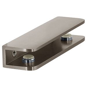 Rectangular Glass Shelf Bracket for 1/4" to 3/8" Shelves - 1 Piece